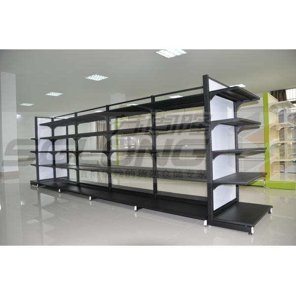 Профессиональные розничные двойные, котор встали на сторону блоки 100kg Shelving гондолы - емкость 150kg