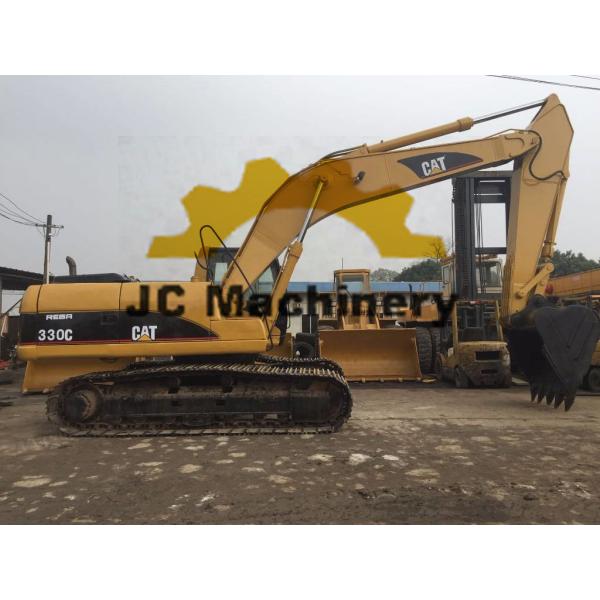 Japanese 30 Ton Used CAT Excavators CAT 330C Water Cooling Type 8.8L Displacement