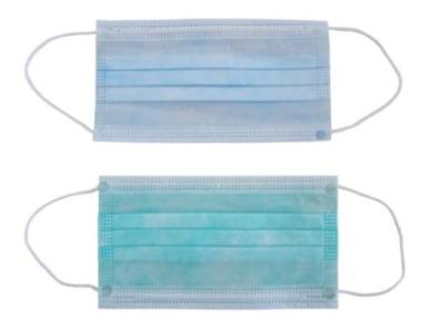 Liquid Proof 3 Ply Non Woven Face Mask For Clean Room / Medial Laboratory