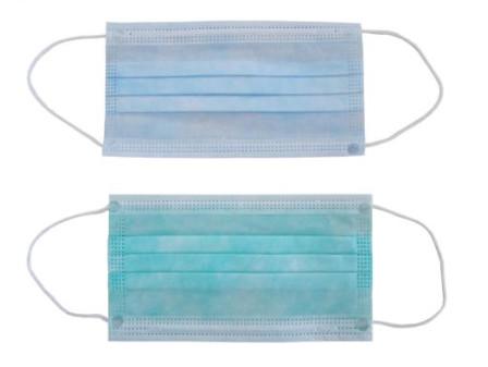 Liquid Proof 3 Ply Non Woven Face Mask For Clean Room / Medial Laboratory