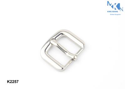 Shiny Silver Shoe Strap Buckles 29mm Different Size Customized Design For Belt / Bag