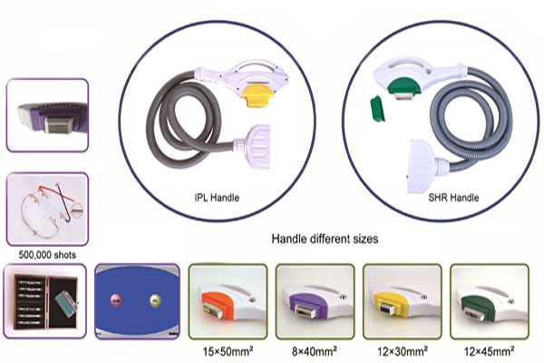 Multifunctional OPT IPL RF ND YAG Laser Machine Hair Removal With 15 Inch Touch Screen