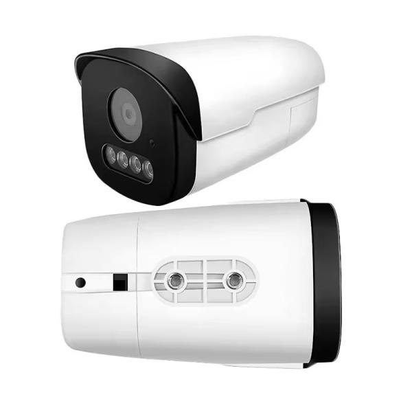 Full Color Vision POE IP Network Bullet Camera HD 4MP 5MP Capteur de vidéosurveillance imperméable à l'eau Capteur de sécurité IP POE