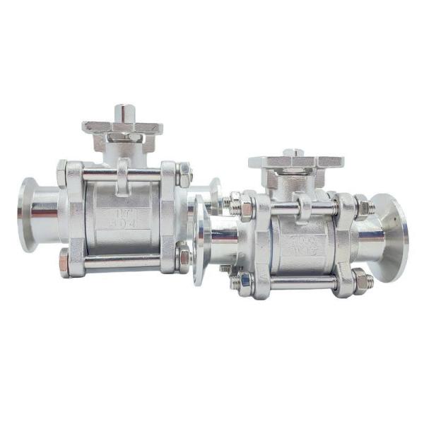 Válvula de esferas de aço inoxidável de alta plataforma 304 316