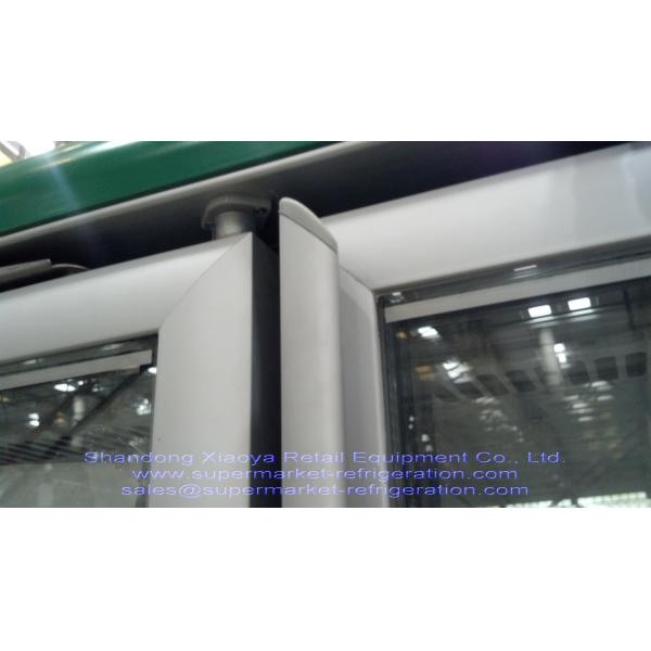 Коммерчески сертификат CE замораживателей гастронома двери супер рынка стеклянный