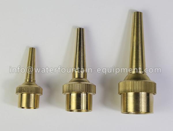 Brass Outdoor Water Fountain Equipment Garden Water Adjustable Jet G1 / 2