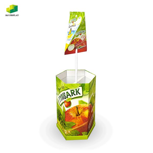 Customized Retail Floor Display Stand Point Of Sale Stands For Christmas Stuffs Or Candy