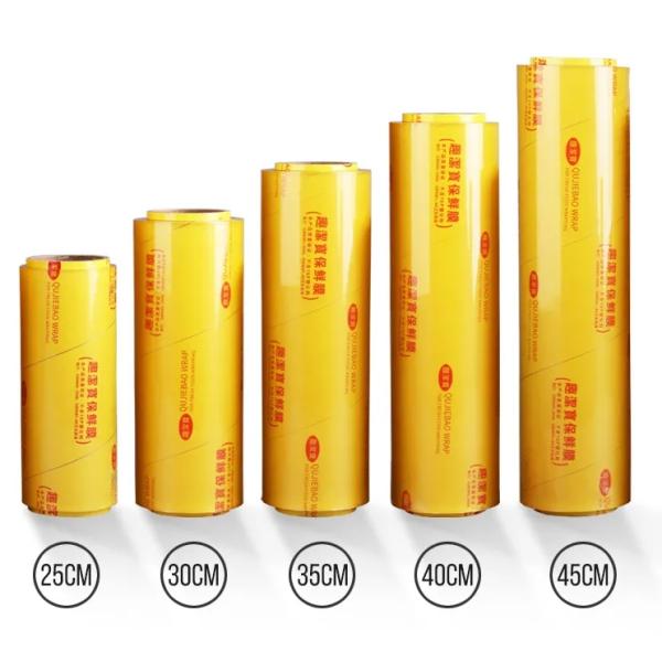 PVC Biodegradable Cling Film Special Formula White Mushroom Biodegradable Cling Wrap