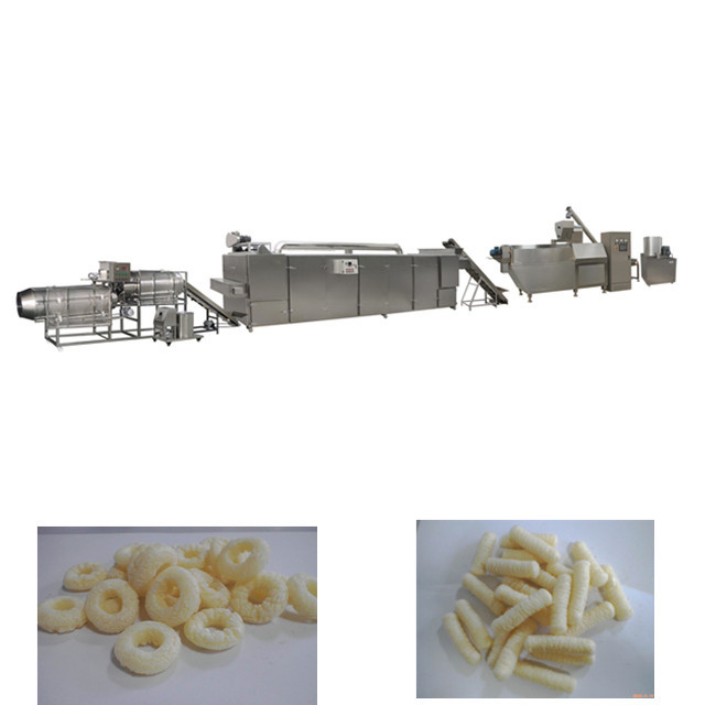 Automatic Double Screw Food Extruding machine for Cereal Corn Snacks