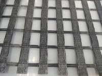 200-200KN/M Polyester Geogrid Woven Coated Warp Knitted Soft Soil Foundation