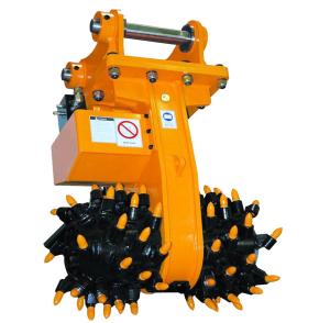 42CrMo excavatrice Rotary Drum Cutter coupeurs de tambour de 360 degrés