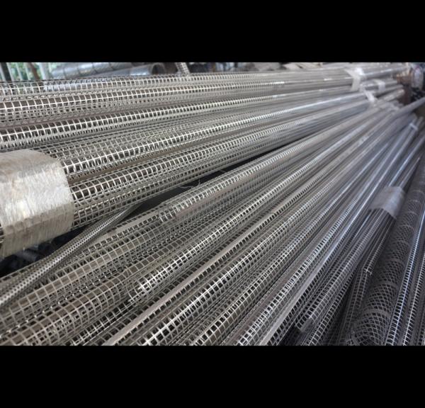 Welded Seam Spiral Perforated Tube For Filtration 6000mm Length Round Hole