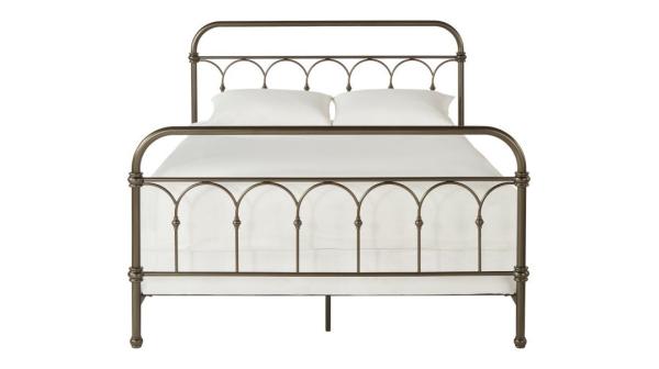 Retro Fireproof Odm Industrial Style Metal Bed Frame For Bedroom