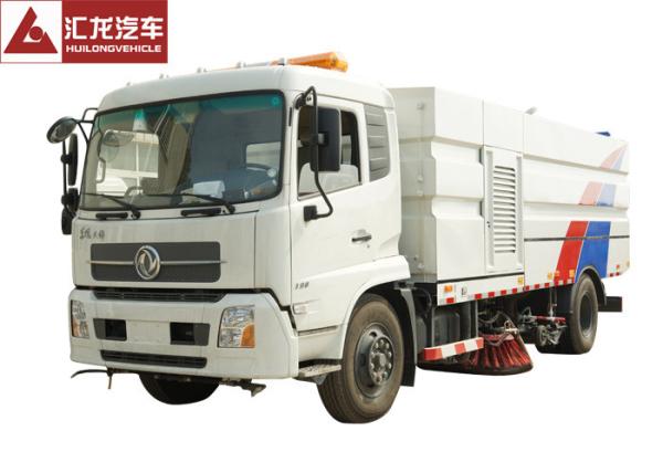 Dongfeng Water Tank Truck , Road Sweeper Water Bowser Truck Automatic Control