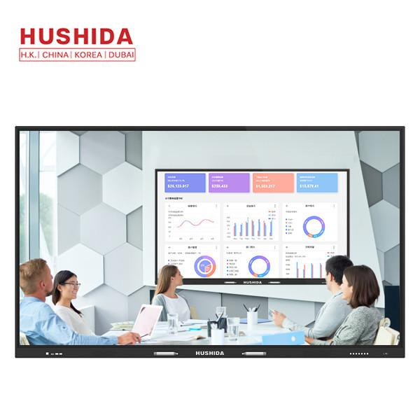 Education Touch Screen Interactive Whiteboard 98''Free Standing All In One Pc Board