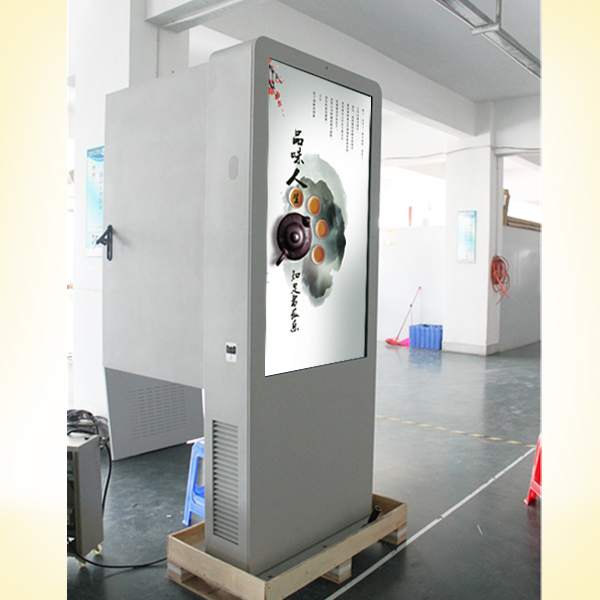 65 Inch Floor Standing LCD Advertising Outdoor Digital Signage Display HD Screen For Airport