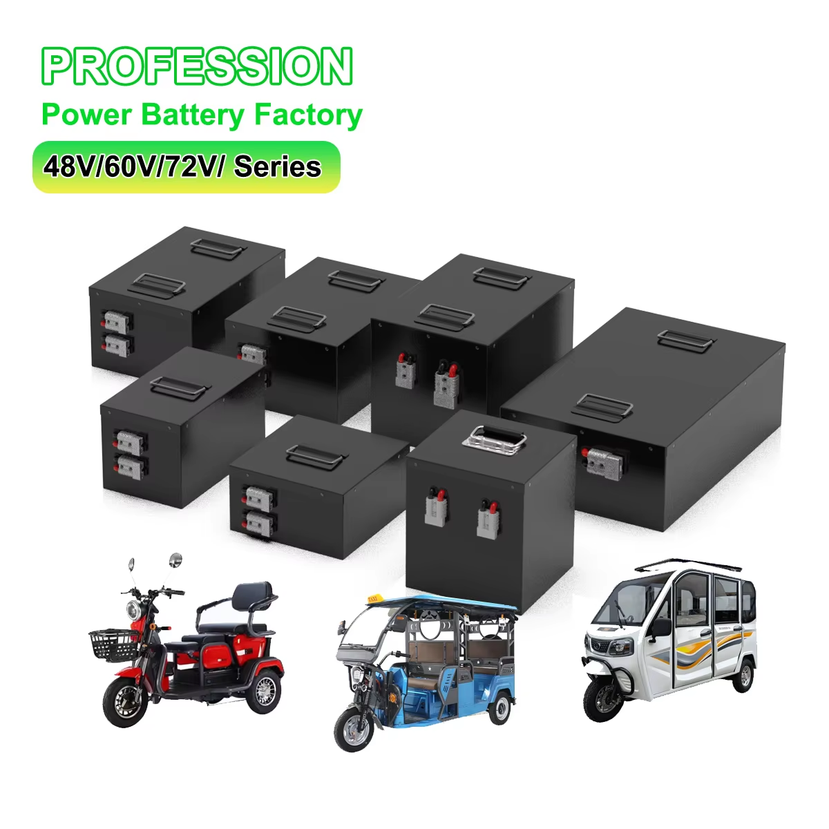 72v 150AH Lithium Battery Packs For Electric Sightseeing Cars