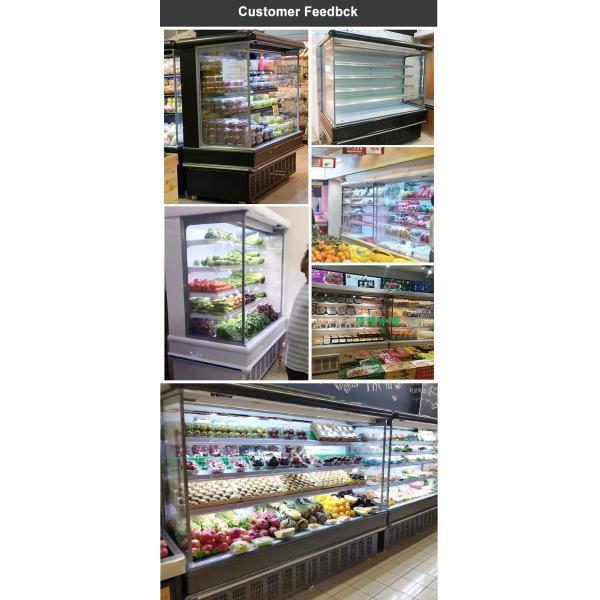 Вентиляторная система охлаждения температуры чистосердечного холодильника дисплея Multideck овоща одиночная