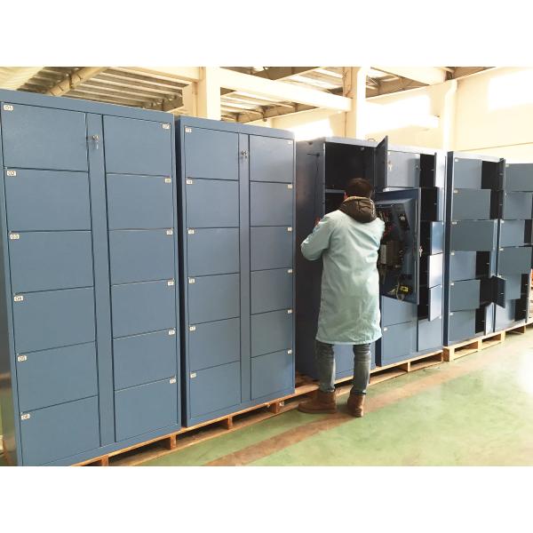 Winnsen Luggage Lockers For Indoor Public Place Use With Advertising Screen Multi Payment Devices Optional