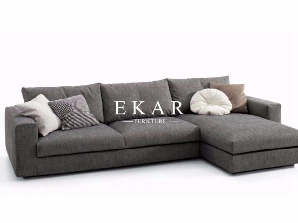 Sofa Set 7 Seater Furniture Leather Or Fabric Cover L Shape Sofa