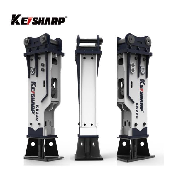 KS550 200mm Chisel Box Type Excavator Hydraulic Breakers For Mining / Metallurgy