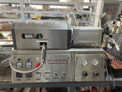 Amostra material de Plymer da ranhura de Mini Injection Molding Machines For do laboratório