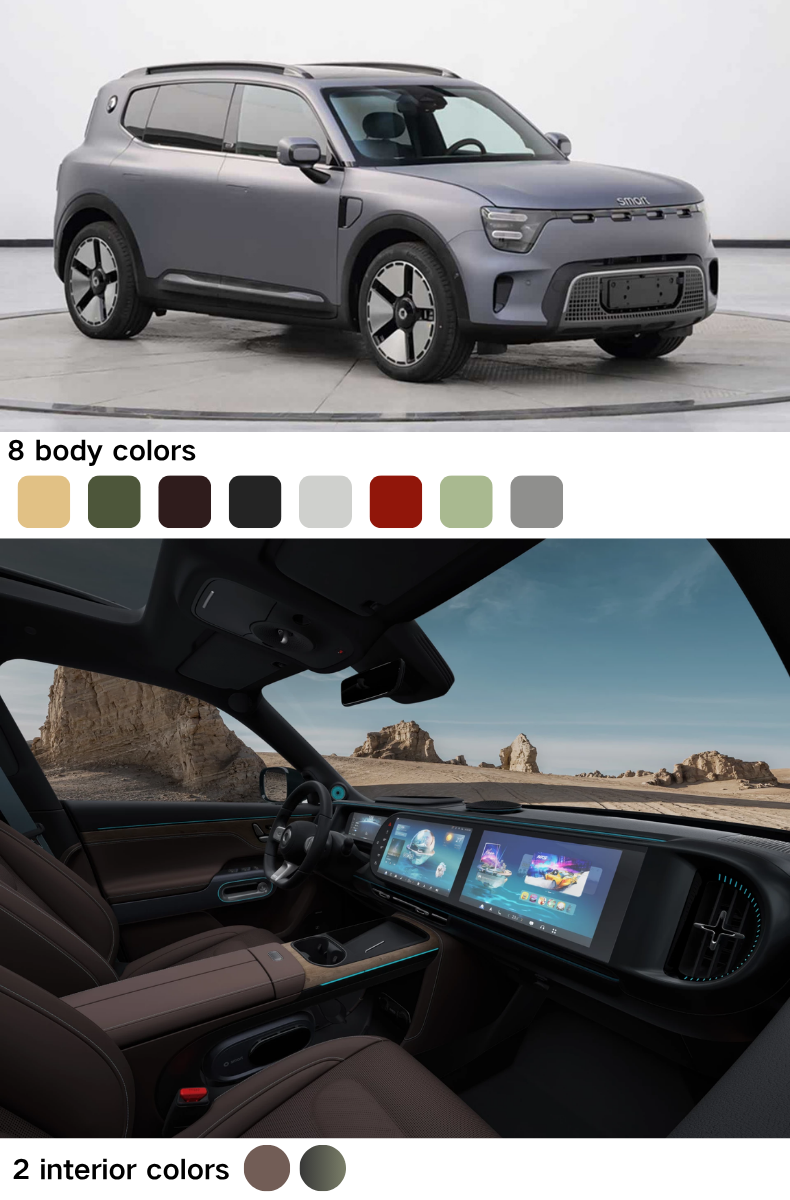 2025 Smart Elf 5 High-Speed 570km Pure Electric Range Lithium Battery Mid-size SUV