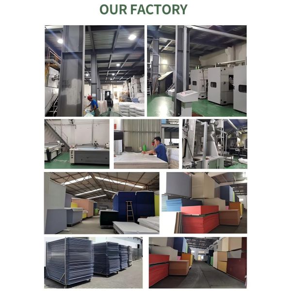 Gymnasium Polyester Fiber Acoustic Panel With Customization 3D Design