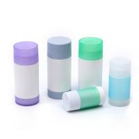 Rotating Design 30g 50g 75g 100g PP Double Shell Body Fragrance Deodorant Stick Container