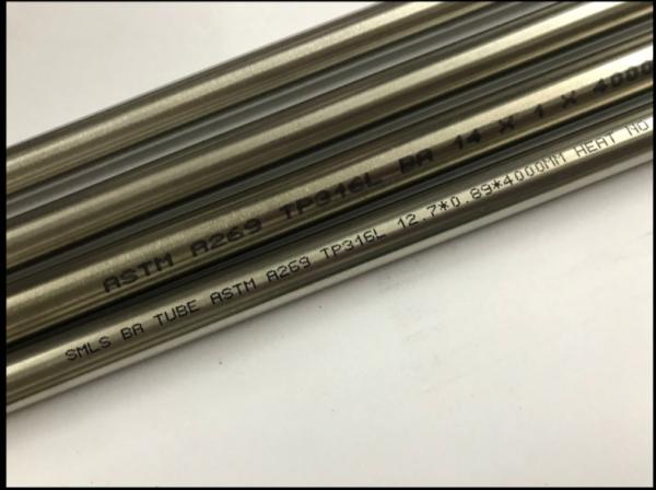 8X1 16X1 304&316 Stainless Steel Seamless BA Stainless Tubing  SS Tube