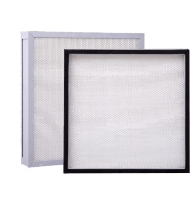 Customized Size Paper Partition HEPA ULPA Filters For Industrial Air Purification