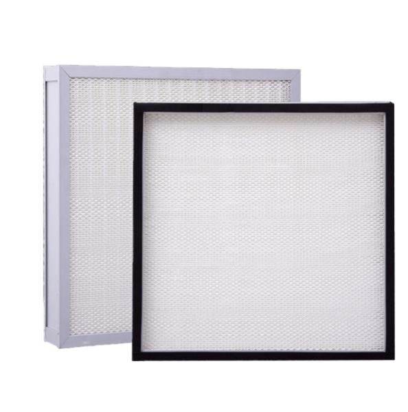 Customized Size Paper Partition HEPA ULPA Filters For Industrial Air Purification