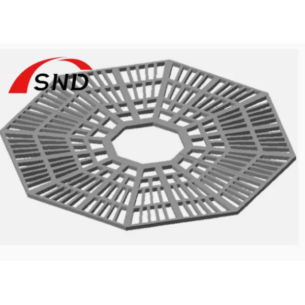 Rejilla para árbol de hierro dúctil con normas ISO9001:2015 y DIN En124 para la protección del paisaje urbano