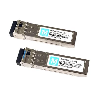 Single Mode Fiber 6G SFP BIDI 10km 1270nm/1330nm WDM LC Connector DDM Optical Transceiver with Speed Data Transmission