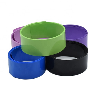 трубопровод обруча сокращения синего накала трубки 0.08mm PVC 70mm пластиковый