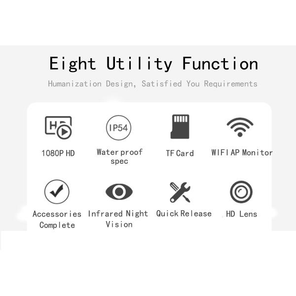Caméra extérieure Wifi IP56 sans fil de faune de vision nocturne de la caméra 32MP 1296P de chasse de PR300C WIFI