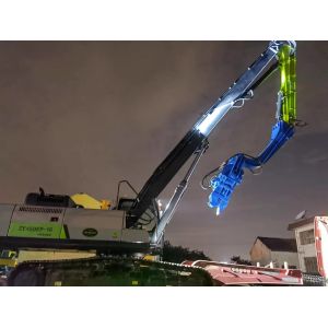 Máquina escavadora Mounted Pile Driver de Zoomlion 15 medidores para o trabalho de projetos duro do solo