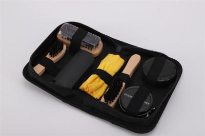 Shoe Polish Boot Care Kit Leather Shoe Shine Kit For Men Women Cleaner Brush With Cotton Shoe Cloth