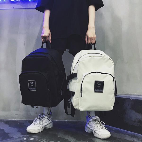 Backpacks men and women Korean version of the latest fashion backpack capacity college wind backpack travel bags