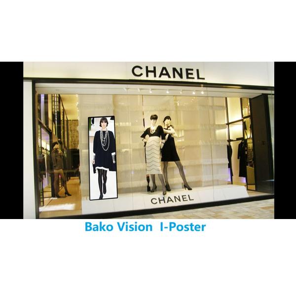 Slim Light Weight Indoor Led Poster Board P2.5 Placard Easy Move For Advertising