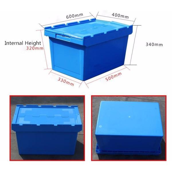 HUADING Plastic Large Moving Boxes PP Design Style Others Nested And Stacked Storage