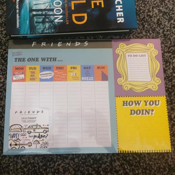 Friends TV Show Order Pad Desk Planner Notepad For Fun People Pop 52 Lined Sheet