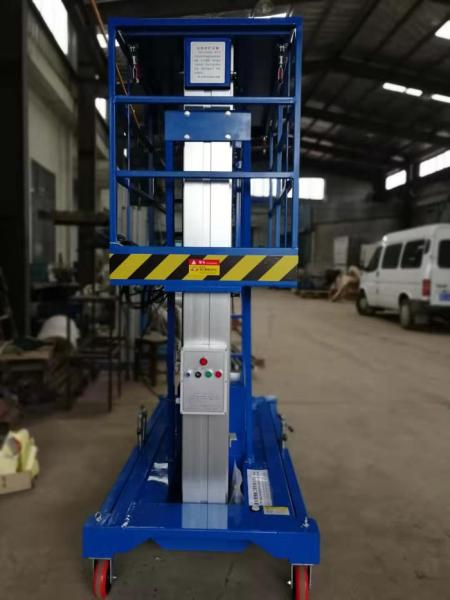 Série mobile de l'ascenseur 200KG AWP de boom de plate-forme de travail aérien d'ascenseur de ciseaux du bleu 14m