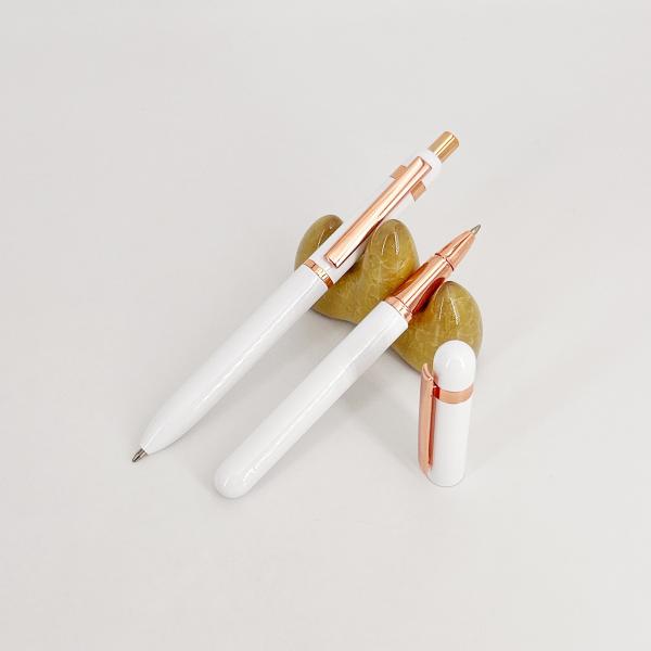 Business Gift Pressing Metal Roller Pen With Customize Logo Fluent Writing Pen