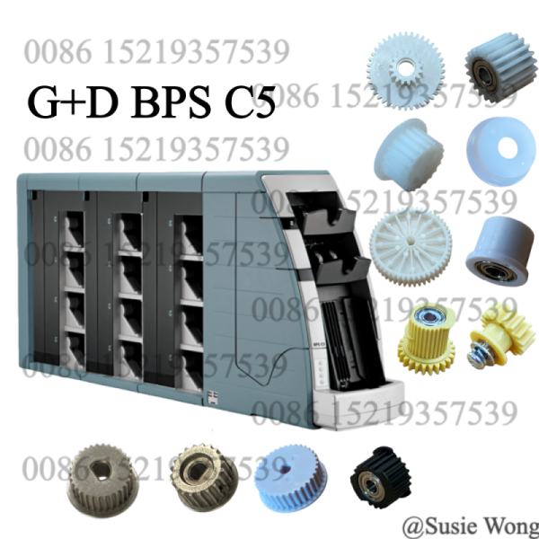 521495001 521495 G+D BPS C5 Spare Parts TIMING BELT PULLEY U2/U3 MOTOR For Banknote Sorter Giesecke+Devrient G&D BPS C5