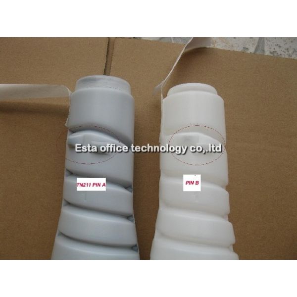 Black TN 211 Refill Toner Cartridge , Consumable toner For Bizhub  282 and 222