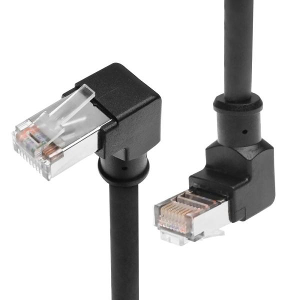Les câbles d'Alvin Cat6 câble RJ45 blindé 6,6 pieds vers le bas pour la robotique PLC