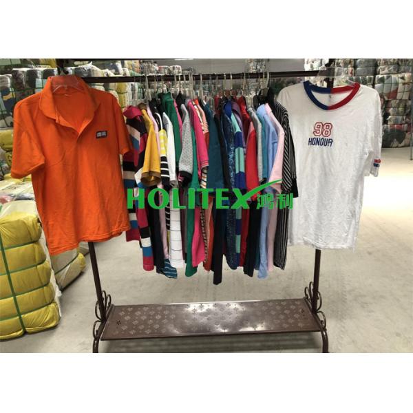 Summer Second Hand Mens T Shirts Short Sleeves Korean Style Mixed Color