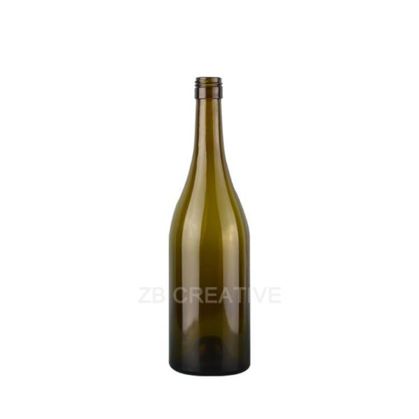750ml Premium Slope Shoulder Burgundy Wine Bottle  Screw Top For Fine Wine 525g 2709S-2