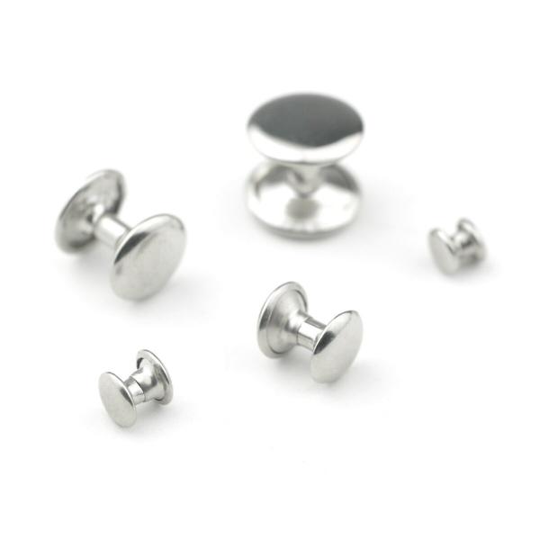 Função de fixação DIN Standard 5mm 11mm Rebites de aço inoxidável de tampa dupla para fixação